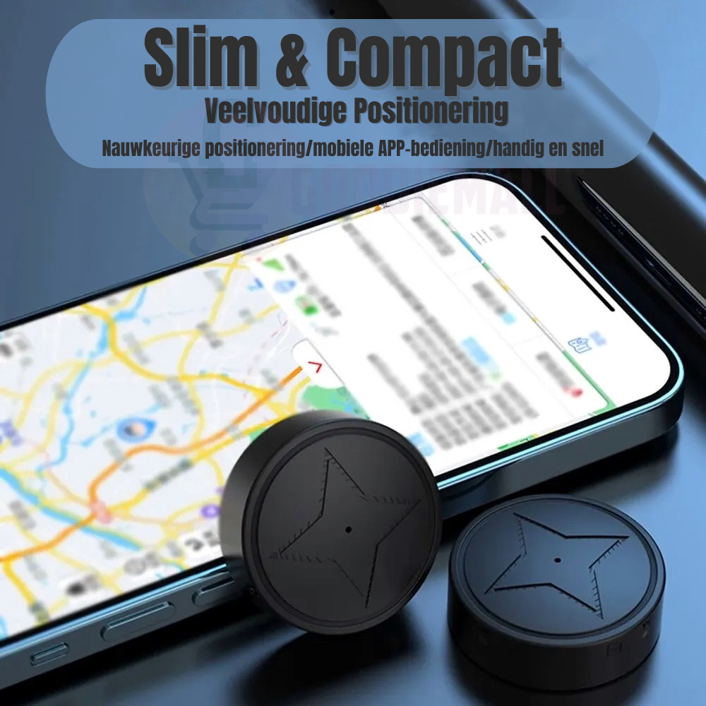 Micro GPS Tracker Magnetisch voor Auto en Spullen