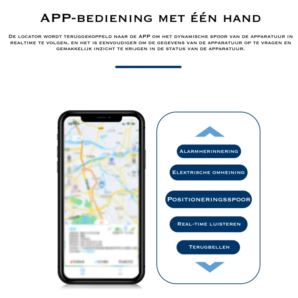 Micro GPS Tracker Magnetisch voor Auto en Spullen