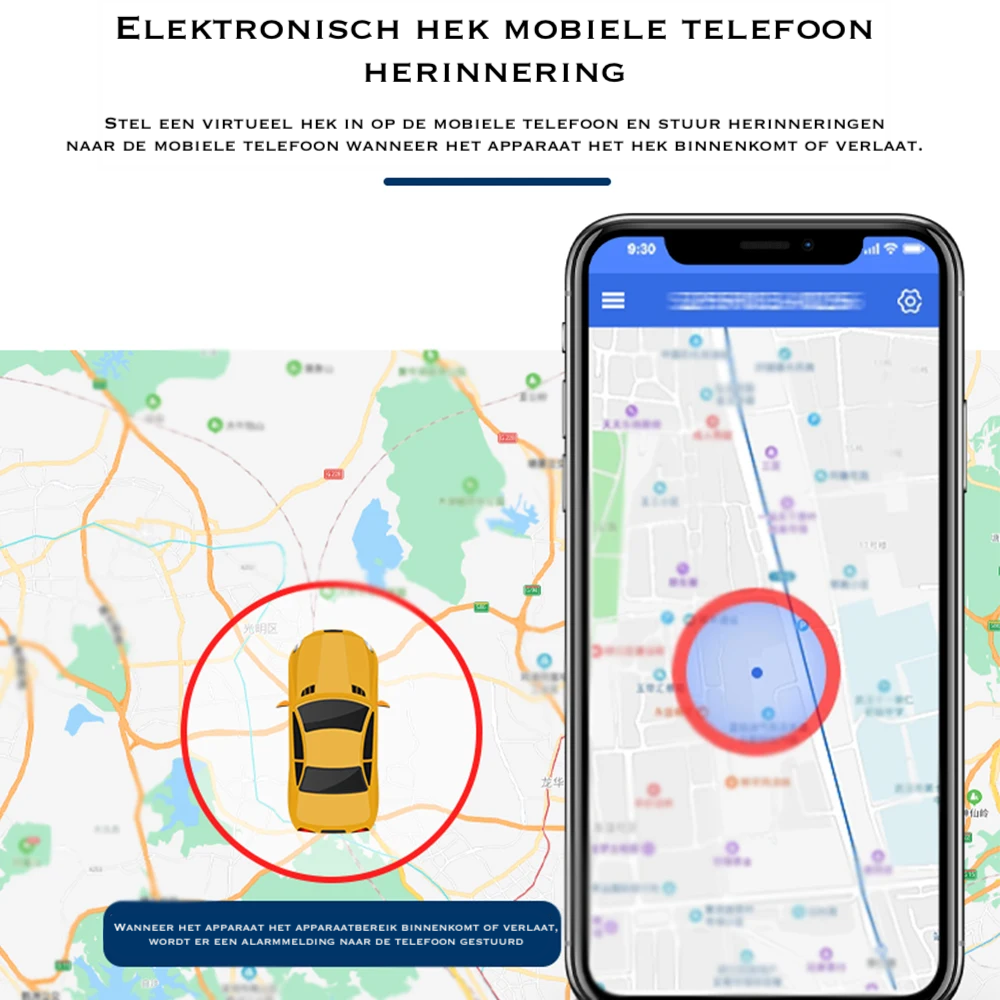 Micro GPS Tracker Magnetisch voor Auto en Spullen