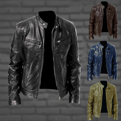 Migs – Leren Herenjas voor Zomer Stijl