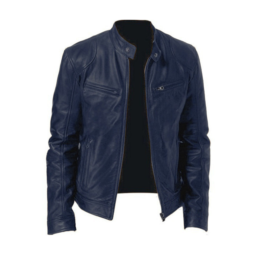Migs – Leren Herenjas voor Zomer Stijl