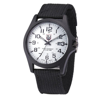 Militair Horloge met Verlichte Wijzerplaat