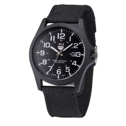 Militair Horloge met Verlichte Wijzerplaat