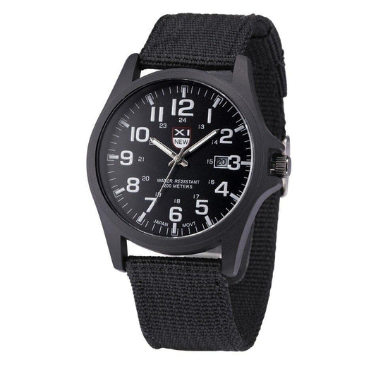 Militair Horloge met Verlichte Wijzerplaat