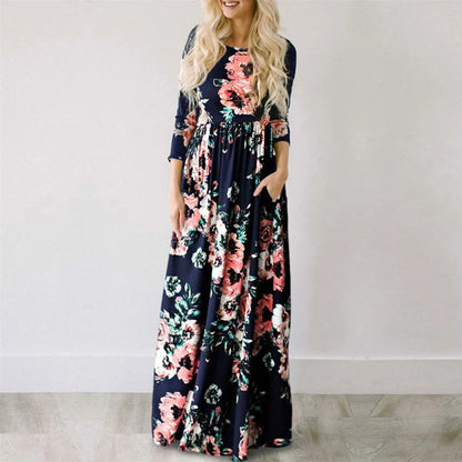 Minthe Zomerjurk - Roze Bloemenprint