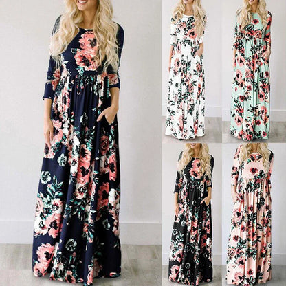 Minthe Zomerjurk - Roze Bloemenprint