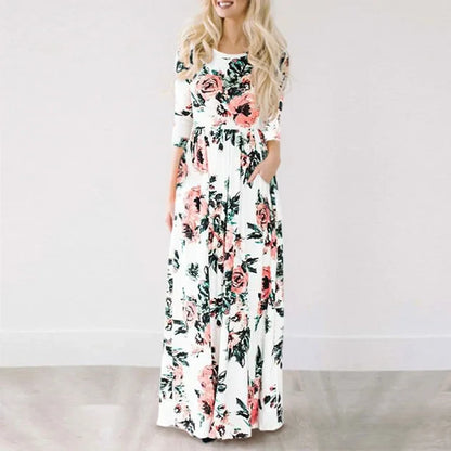 Minthe Zomerjurk - Roze Bloemenprint