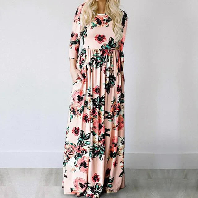 Minthe Zomerjurk - Roze Bloemenprint