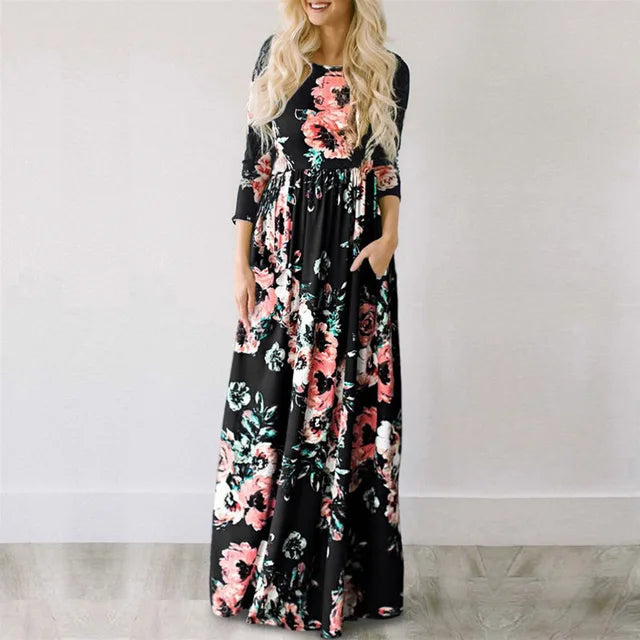 Minthe Zomerjurk - Roze Bloemenprint