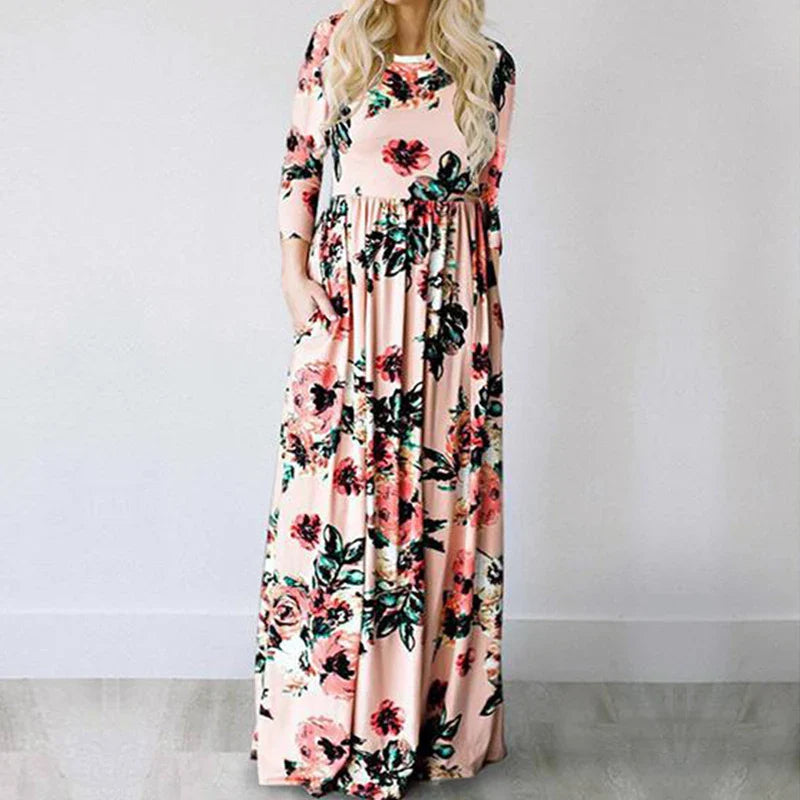 Minthe Zomerjurk - Roze Bloemenprint