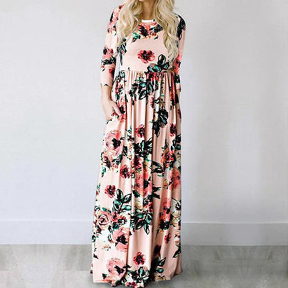 Minthe Zomerjurk - Roze Bloemenprint