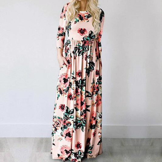 Minthe Zomerjurk - Roze Bloemenprint