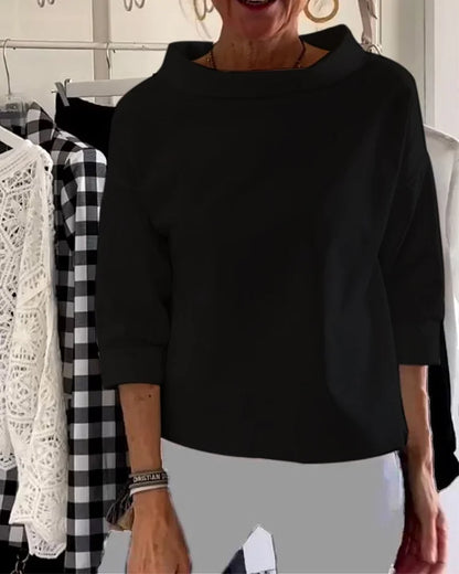 Miriam – Stijlvolle Casual Top met Revers
