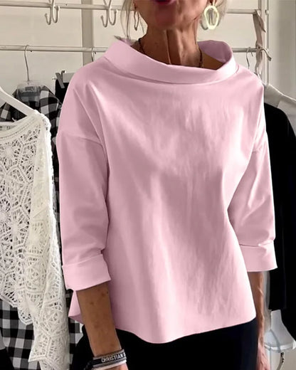 Miriam – Stijlvolle Casual Top met Revers