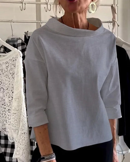 Miriam – Stijlvolle Casual Top met Revers