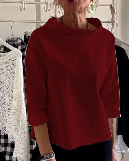 Miriam – Stijlvolle Casual Top met Revers