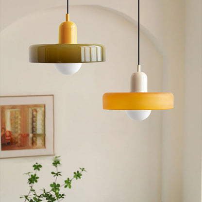 Bauhaus Hanglamp – Gekleurd Glas Stijlvol Design