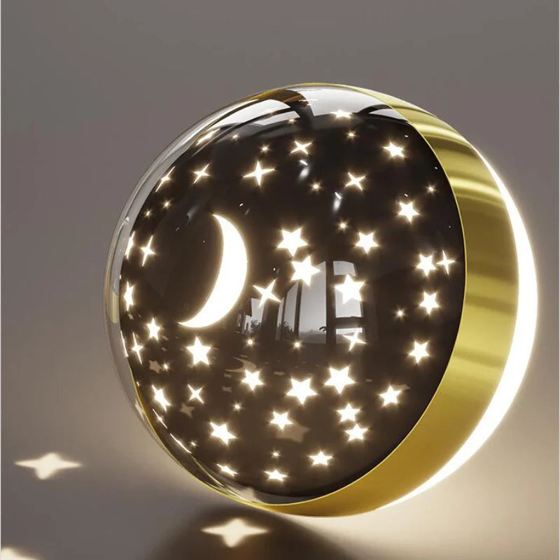 Moderne Kinderkamer Wandlamp met Sterrenlicht