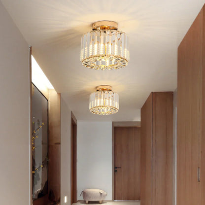 RadiantCrystal - Luxe Kristallen Plafondlamp voor Verfijnde Verlichting