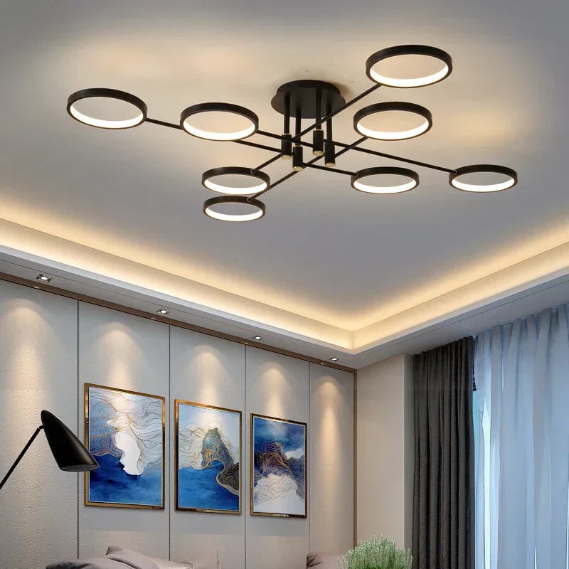 ZenithLuxe - Luxe LED Kroonluchter voor Moderne