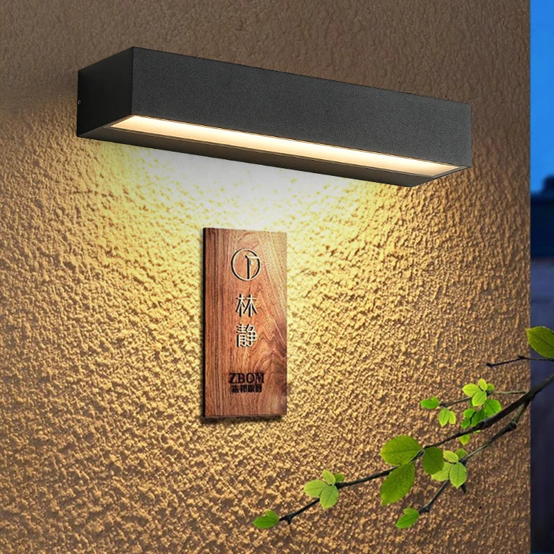 Moderne Wandlamp voor stijlvolle buitenverlichting