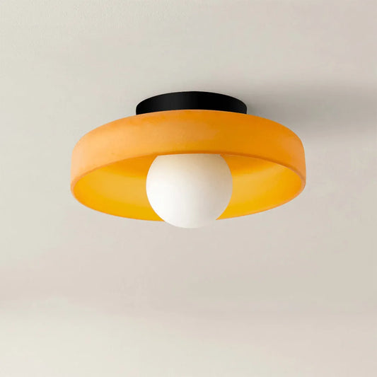 Moderne Ronde Plafondlamp Glas - Norberto