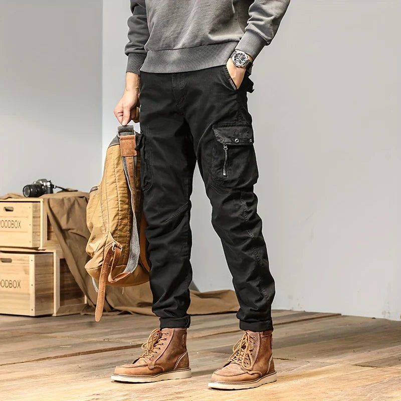 Modieuze Heren Cargo Joggingbroek