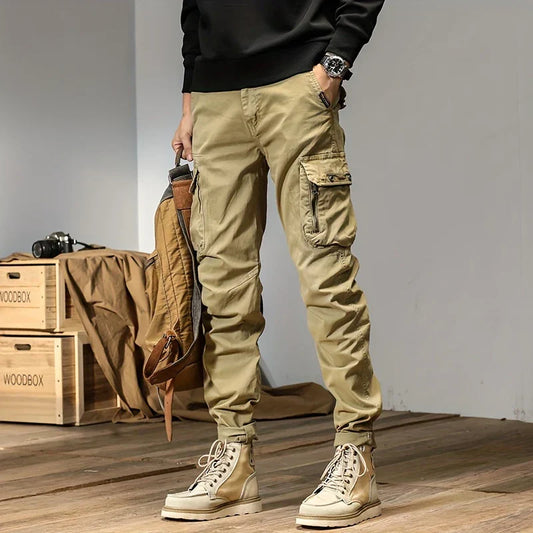 Modieuze Heren Cargo Joggingbroek