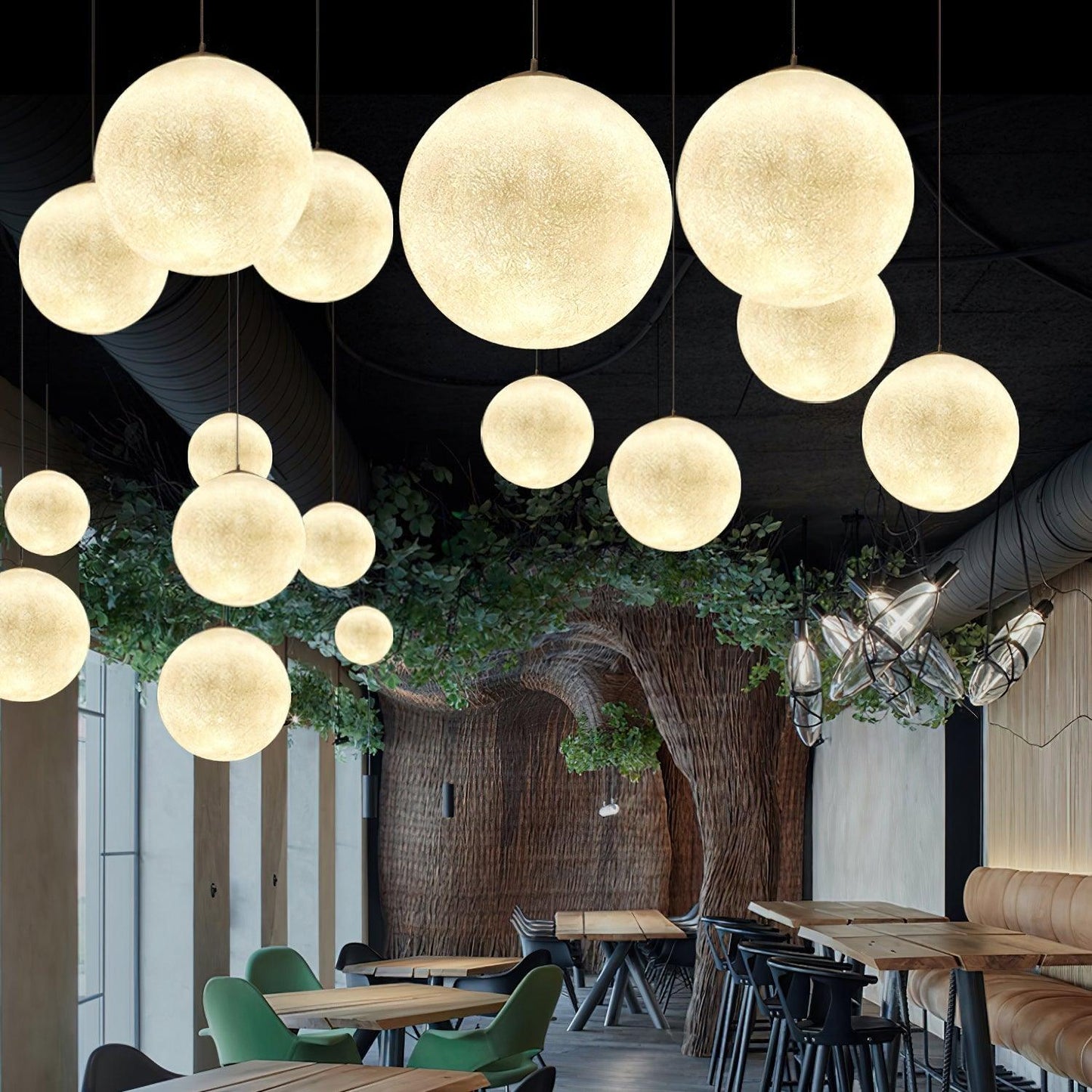 Moon - Elegant Stralende Hanglamp