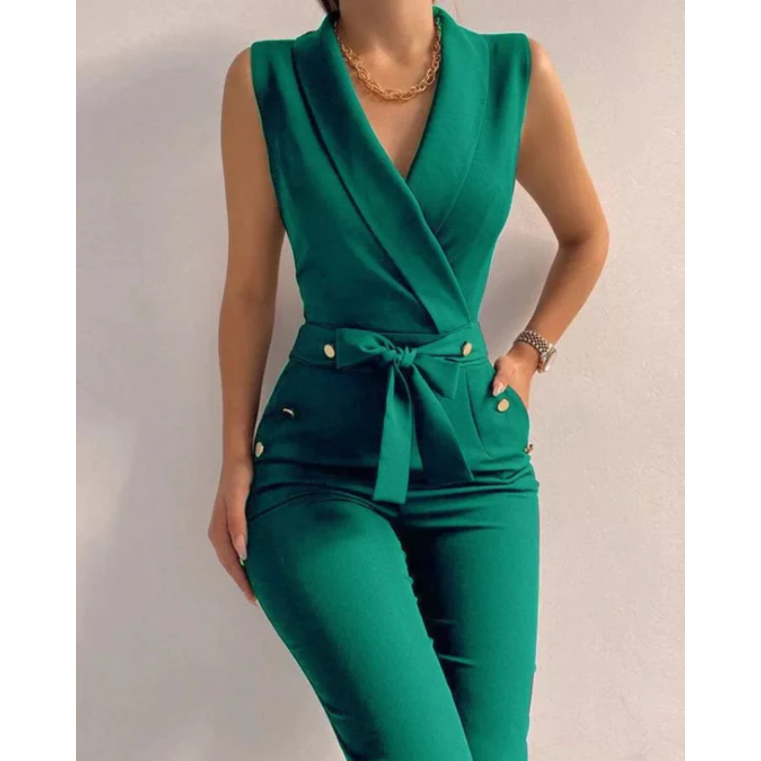 Mouwloze Jumpsuit Bessie - Zomerse Stijl