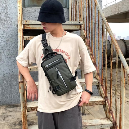 Multifunctionele Crossbody Rugzak voor Mannen