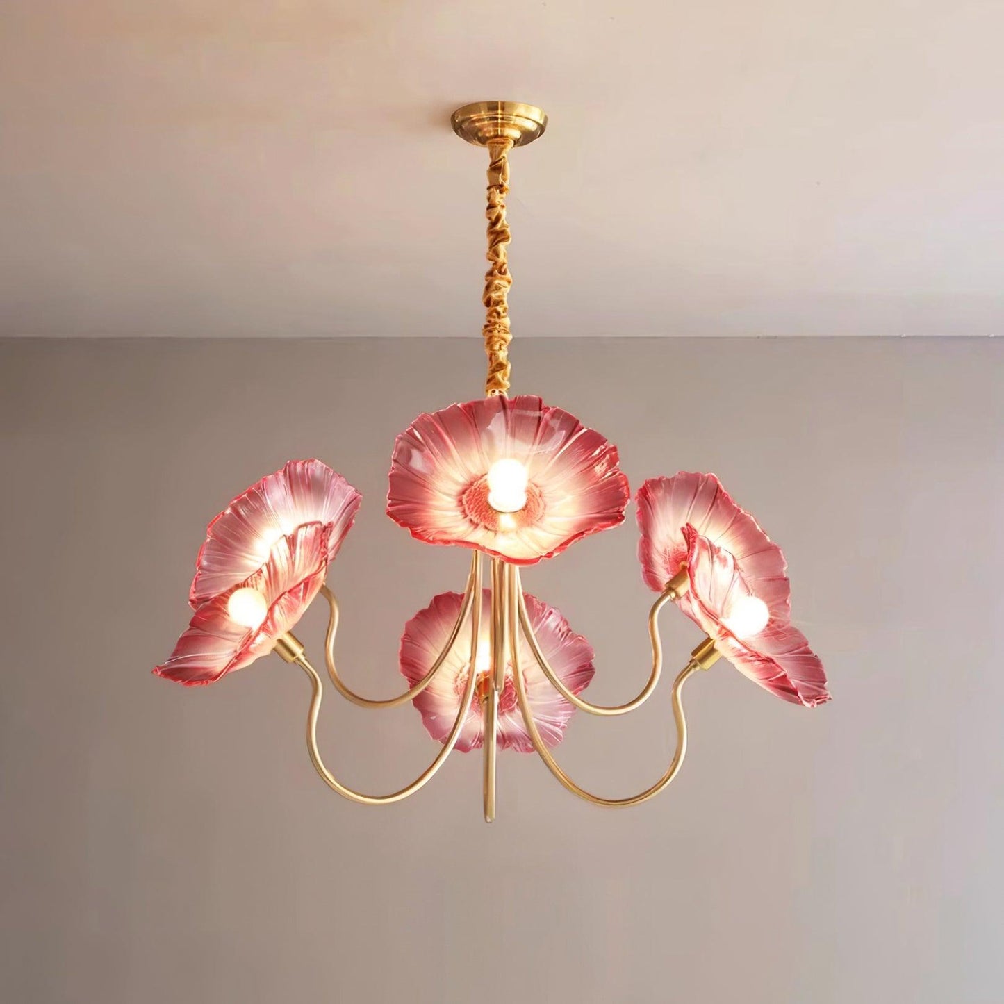 Bloemenkroonluchter van Murano Glas | Luxe Handgemaakt Design