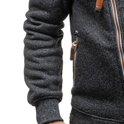Murie - Herenh hoodie met fleece en zakken