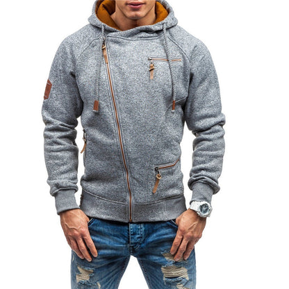 Murie - Herenh hoodie met fleece en zakken