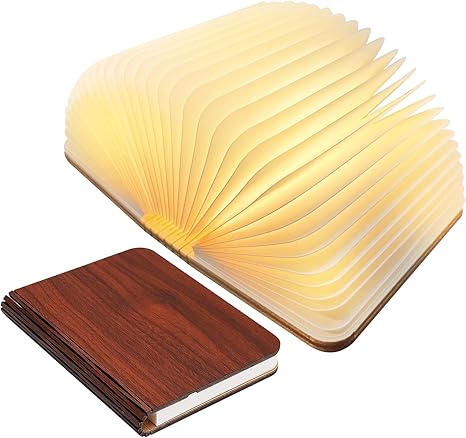 Mystieke Boeklamp met Warme Gloed