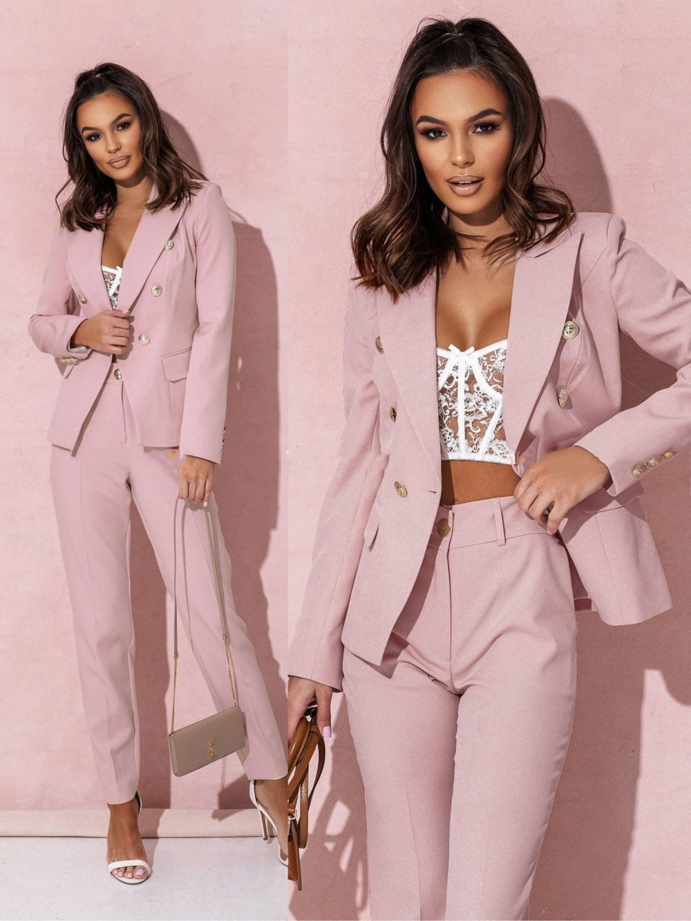 Naomi Midi-Jurk met Elegante V-Hals