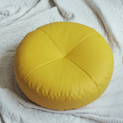 Nappa Leren Zen Kussen Minimalistisch Design