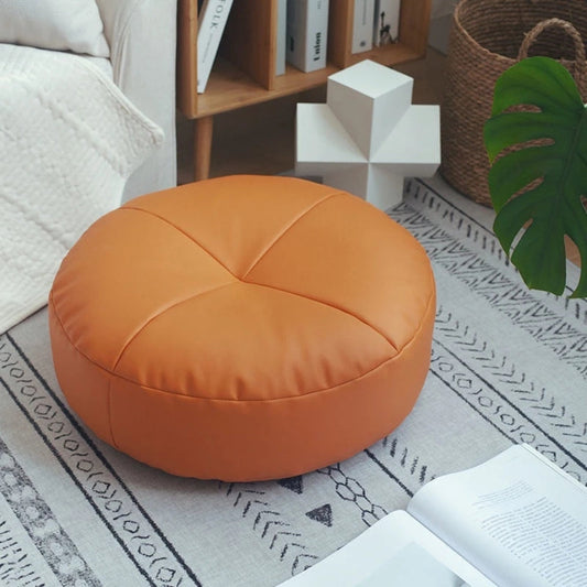 Nappa Leren Zen Kussen Minimalistisch Design