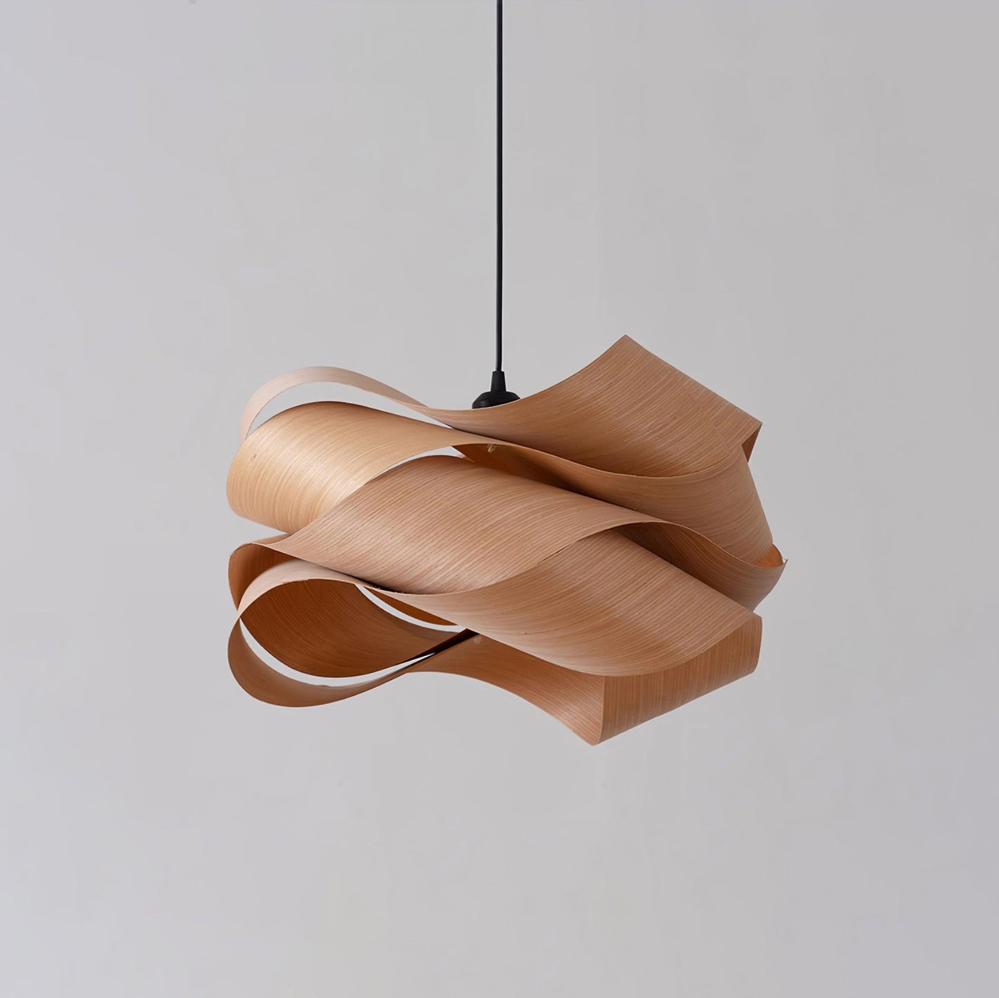 Natuurlijke Houten Hanglamp - LED Verlichting Sfeer