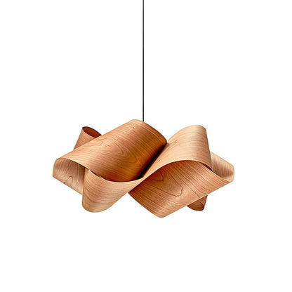 Natuurlijke Houten Hanglamp - LED Verlichting Sfeer