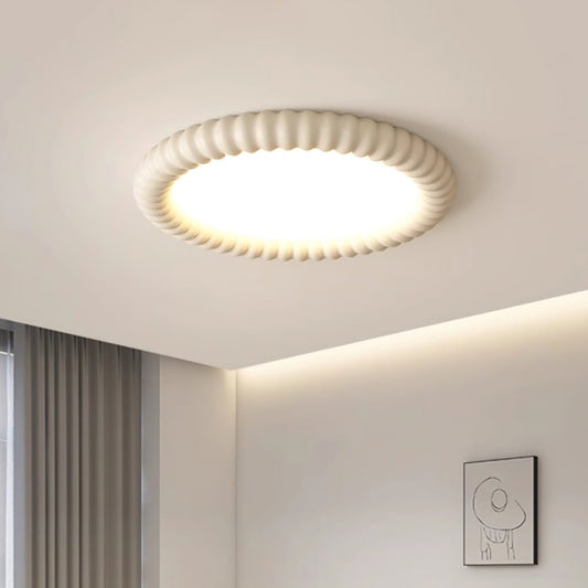 Natuurlijke LED Plafondlamp - Golven Design Katia