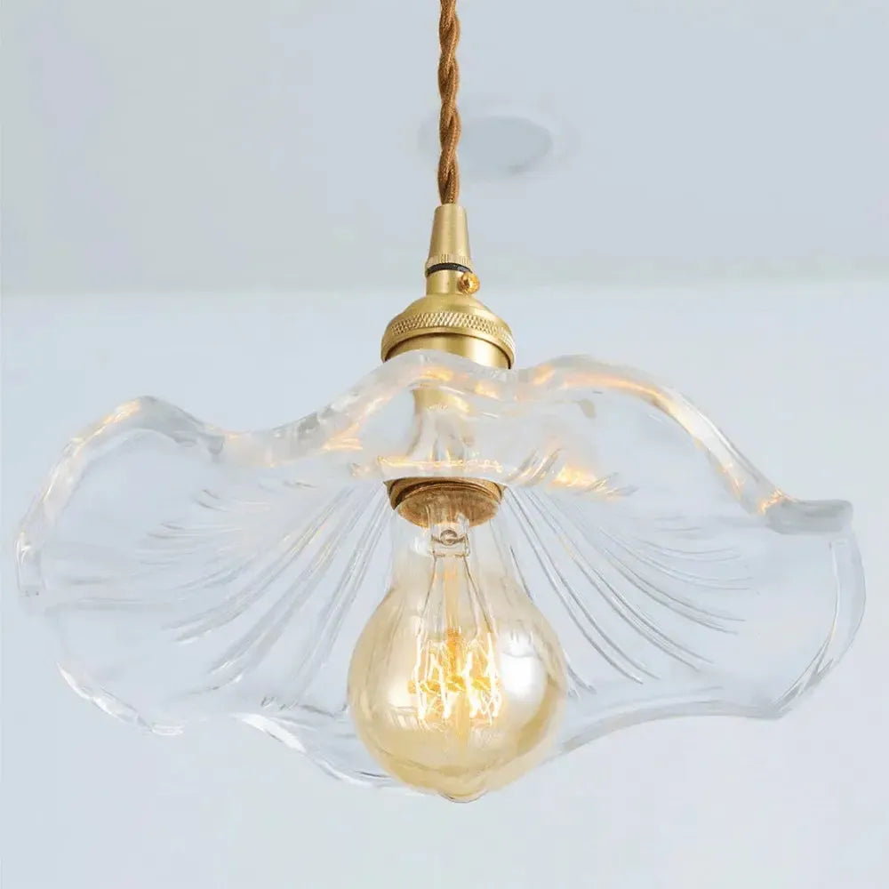 Nicola Hanglamp - Glas Met Bloemrijke Ontwerp