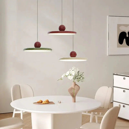 Noé LED Hanglamp Crème - Vliegende Schotel Metaal