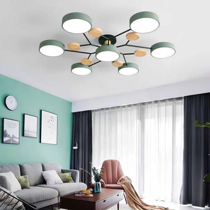 Noémie Houten Plafondlamp - Energiezuinige LED
