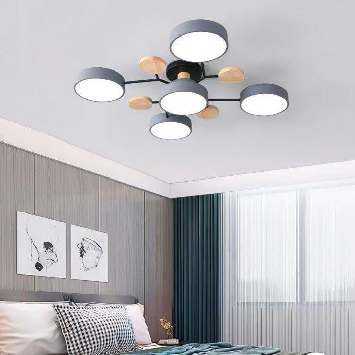 Noémie Houten Plafondlamp - Energiezuinige LED