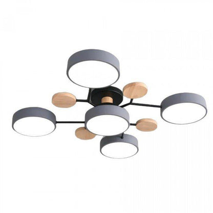 Noémie Houten Plafondlamp - Energiezuinige LED
