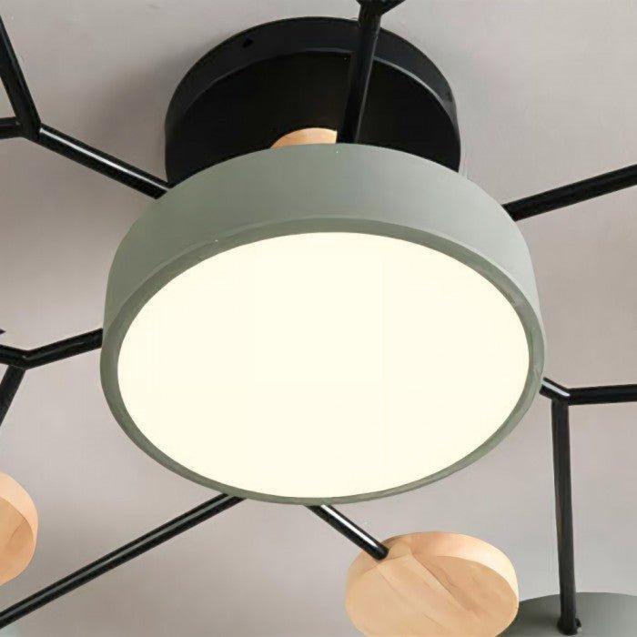 Noémie Houten Plafondlamp - Energiezuinige LED