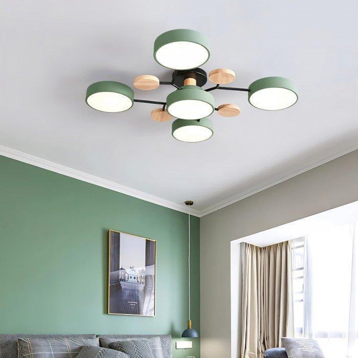 Noémie Houten Plafondlamp - Energiezuinige LED