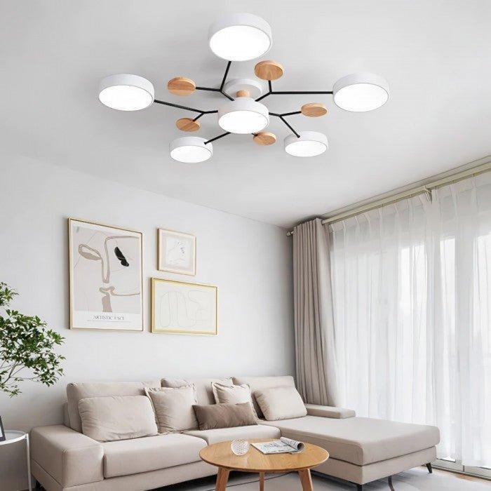 Noémie Houten Plafondlamp - Energiezuinige LED