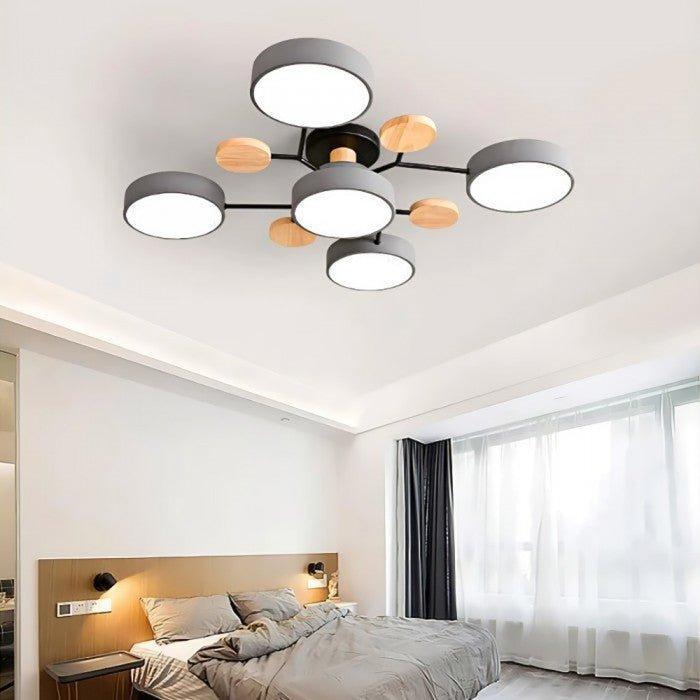 Noémie Houten Plafondlamp - Energiezuinige LED